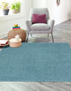 Everyday Elegance Collection Area Rug - Serenity (Aquamarine Blue) Square Aquamarine Blue  lifestyle 19