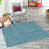 Everyday Elegance Collection Area Rug - Serenity (Aquamarine Blue) Square Aquamarine Blue  lifestyle 41