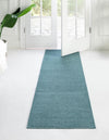 Everyday Elegance Collection Area Rug - Serenity (Aquamarine Blue) Runner Aquamarine Blue  lifestyle 18