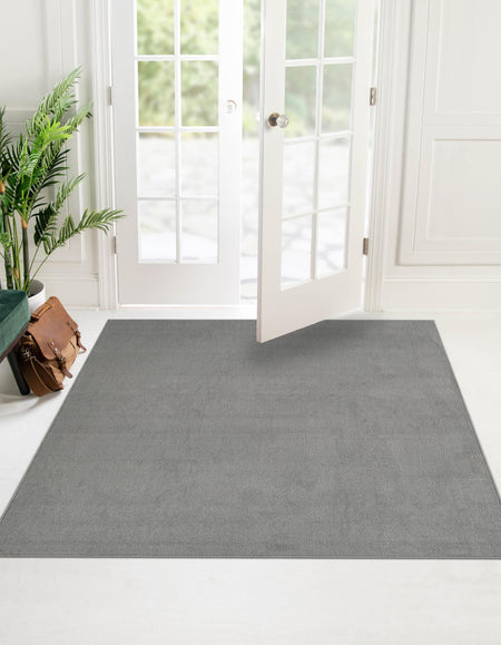 Everyday Elegance Collection Area Rug - Serenity (Pewter Gray)