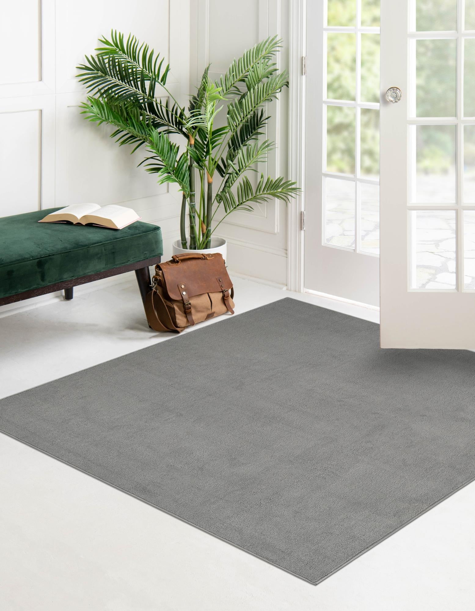 Everyday Elegance Collection Area Rug - Serenity (Pewter Gray)