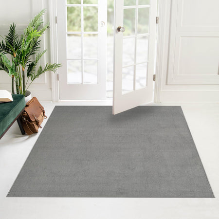 Everyday Elegance Collection Area Rug - Serenity (Pewter Gray)