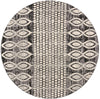 Navajo Sands Collection Area Rug - Anasazi Round Charcoal  lifestyle 43