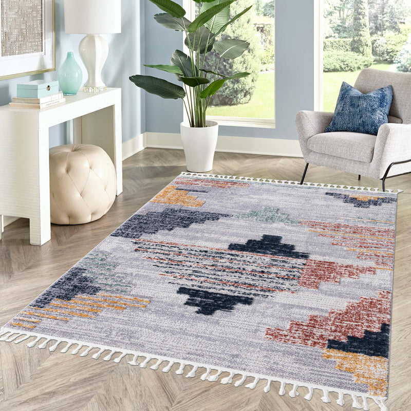 Navajo Sands Collection Area Rug -  Chaco Rectangle Multi  lifestyle 28