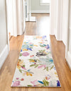 Meadow Breeze Collection Area Rug - Wildflower Runner Ivory  lifestyle 44