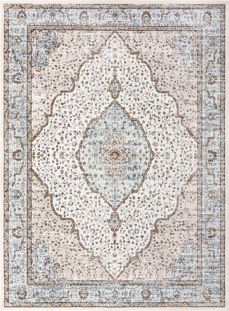 Mykonos Manor Collection Area Rug - Delos Rectangle Blue Main