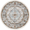 Mykonos Manor Collection Area Rug - Delos Round Ivory  lifestyle 27