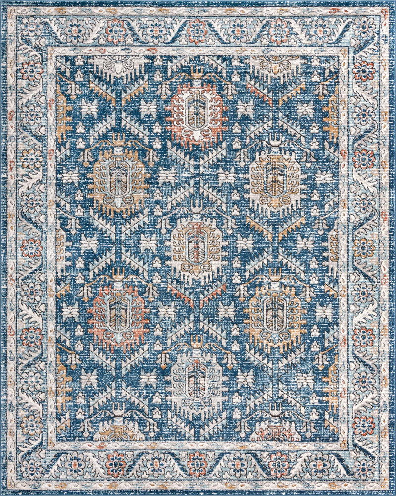 Mykonos Manor Collection Area Rug -  Paros Rectangle Blue  lifestyle 2