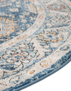 Mykonos Manor Collection Area Rug -  Paros Round Blue  lifestyle 102