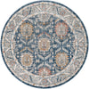 Mykonos Manor Collection Area Rug -  Paros Round Blue  lifestyle 34