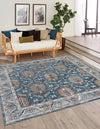 Mykonos Manor Collection Area Rug -  Paros Square Blue  lifestyle 62