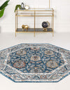 Mykonos Manor Collection Area Rug -  Paros Octagon Blue  lifestyle 47