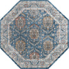 Mykonos Manor Collection Area Rug -  Paros Octagon Blue  lifestyle 35