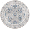 Mykonos Manor Collection Area Rug -  Paros Round Gray  lifestyle 30