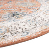 Mykonos Manor Collection Area Rug -  Paros Round Salmon Pink  lifestyle 109