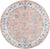 Mykonos Manor Collection Area Rug -  Paros Round Salmon Pink  lifestyle 41