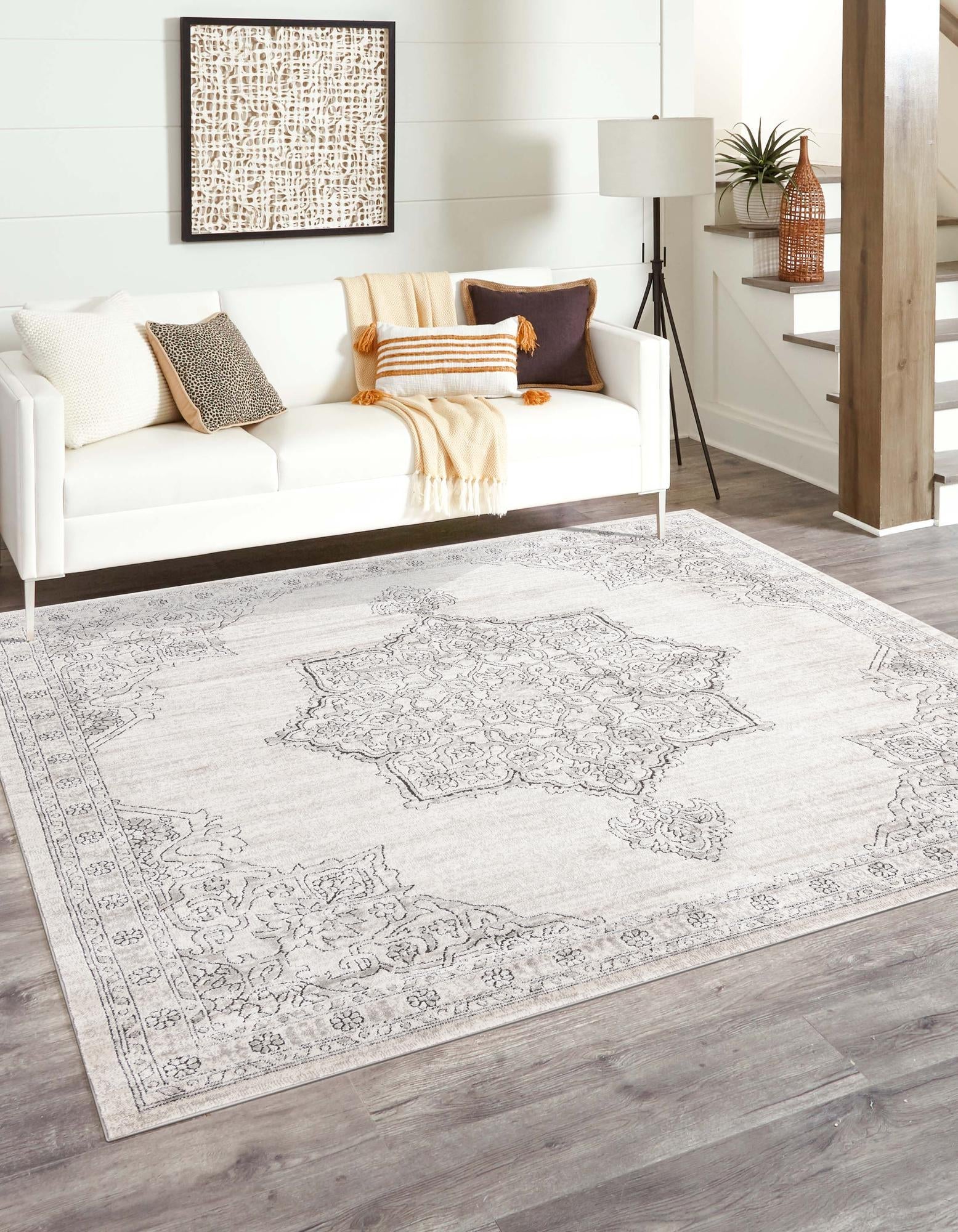 Mykonos Manor Collection Area Rug -  Tinos (Ivory)