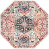 Savannah Elegance Collection Area Rug -  Azalea Octagon Pink  lifestyle 35