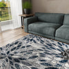 Savannah Elegance Collection Area Rug -  Riverfront Square Gray  lifestyle 123