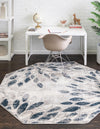 Savannah Elegance Collection Area Rug -  Riverfront Octagon Gray  lifestyle 26