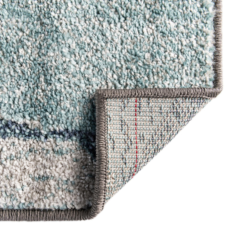 Autumn Meadow Collection Area Rug -  Emberglow Runner Blue Gray  lifestyle 57