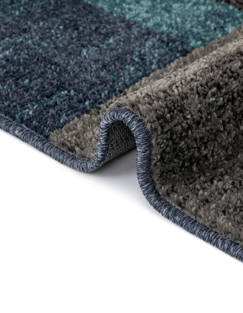 Autumn Meadow Collection Area Rug -  Sycamoreside (Blue Gray) Rectangle Blue Gray  lifestyle 9