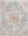 Coastal Haven Collection Area Rug - Seabreeze (Blue) Rectangle Blue Main