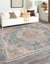 Coastal Haven Collection Area Rug - Seabreeze (Blue)