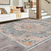 Coastal Haven Collection Area Rug - Seabreeze (Blue) Square Blue  lifestyle 58