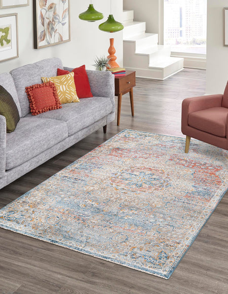 Coastal Haven Collection Area Rug - Seabreeze (Multi)