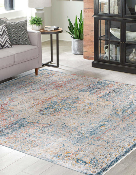 Coastal Haven Collection Area Rug - Seabreeze (Multi)