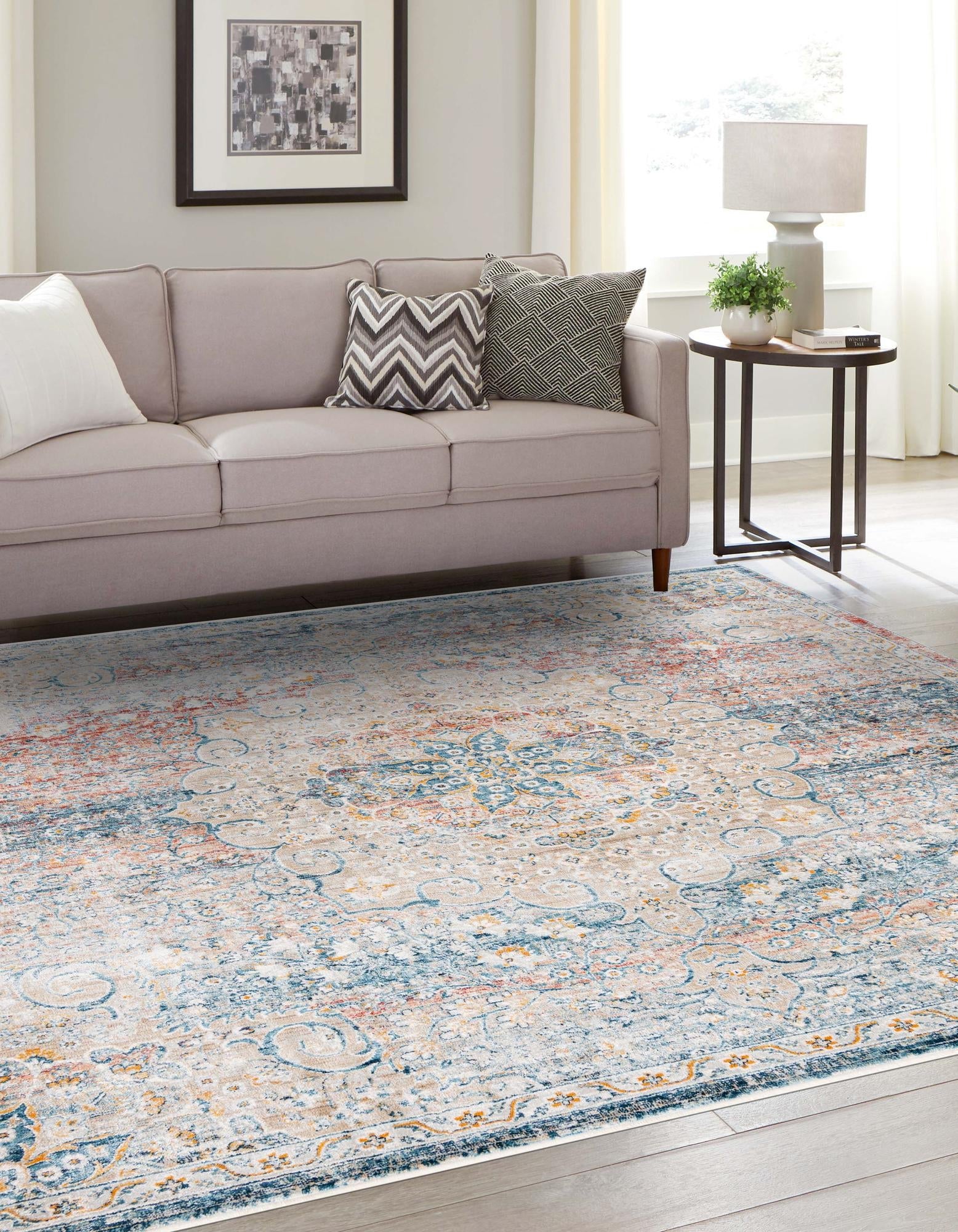 Coastal Haven Collection Area Rug - Seabreeze (Multi)