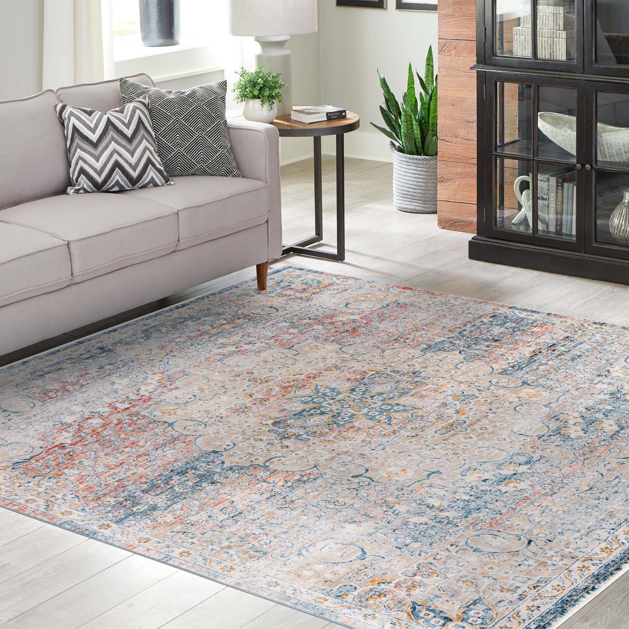 Coastal Haven Collection Area Rug - Seabreeze (Multi)