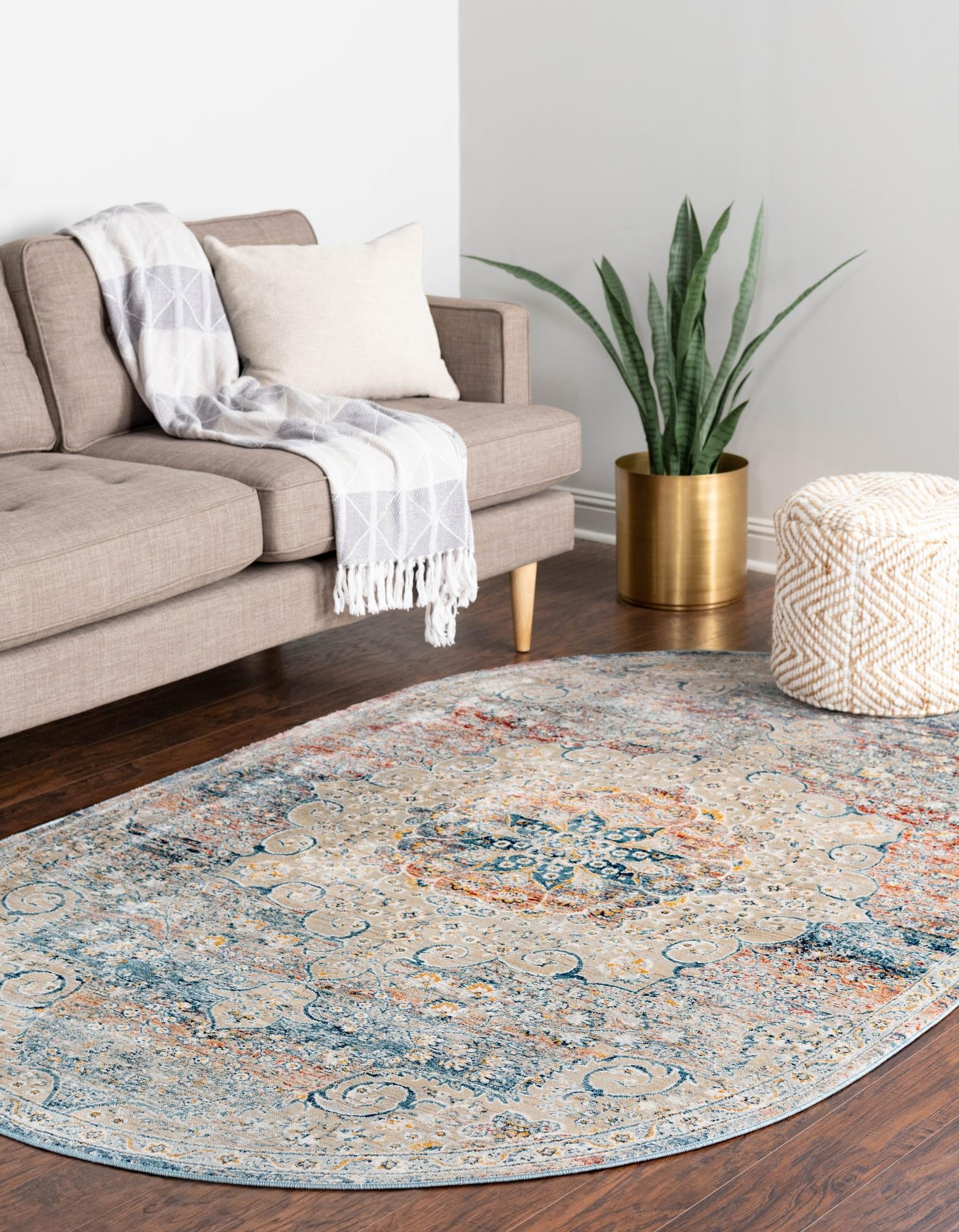 Coastal Haven Collection Area Rug - Seabreeze (Multi)