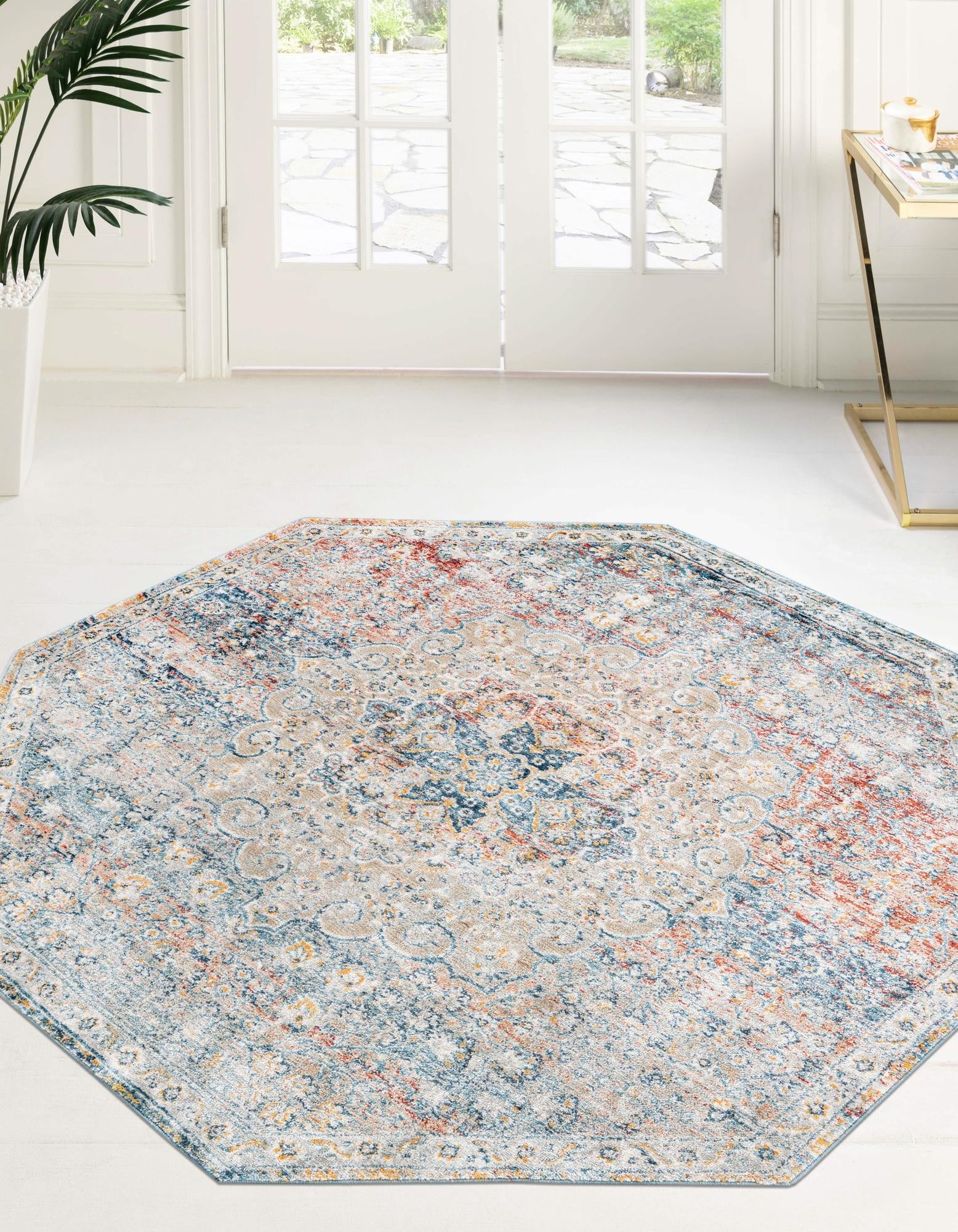 Coastal Haven Collection Area Rug - Seabreeze (Multi)