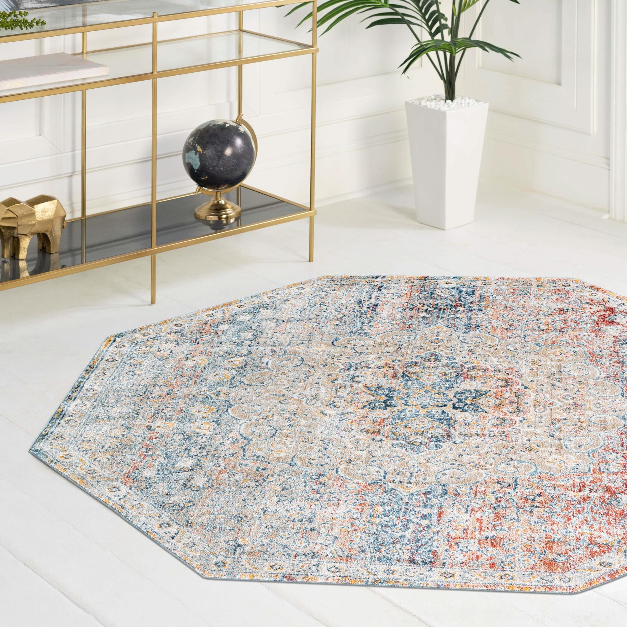 Coastal Haven Collection Area Rug - Seabreeze (Multi)