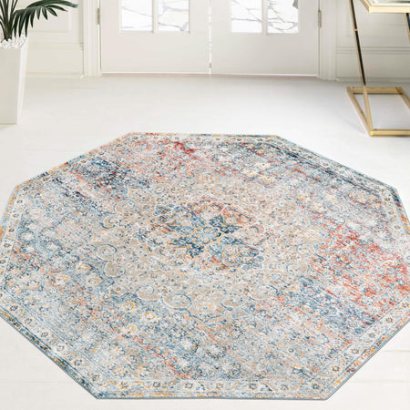 Coastal Haven Collection Area Rug - Seabreeze (Multi)