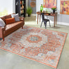 Coastal Haven Collection Area Rug - Seabreeze (Red) Square Red  lifestyle 80