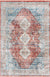 Coastal Haven Collection Area Rug -  Harborview Rectangle Red  lifestyle 3