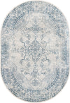 Coastal Haven Collection Area Rug -  Marina Oval Gray  lifestyle 40