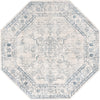 Coastal Haven Collection Area Rug -  Marina Octagon Gray  lifestyle 41