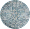 Coastal Haven Collection Area Rug -  Marina Round Blue  lifestyle 47