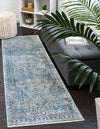 Coastal Haven Collection Area Rug -  Marina Runner Blue  lifestyle 56