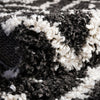 Cozy Cove Shag Collection Area Rug -  Dunes Rectangle Black and White  lifestyle 31