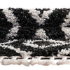 Cozy Cove Shag Collection Area Rug -  Dunes Rectangle Black and White  lifestyle 39