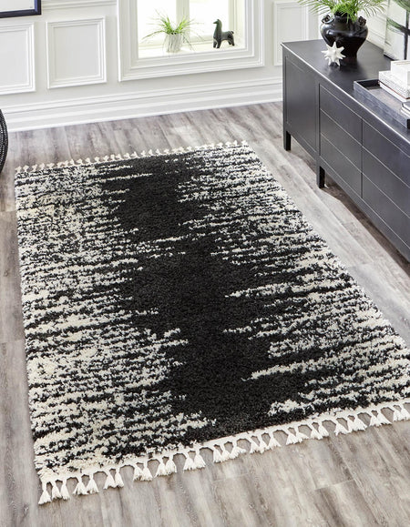 Tranquil Tides Shag Collection Area Rug - Marina