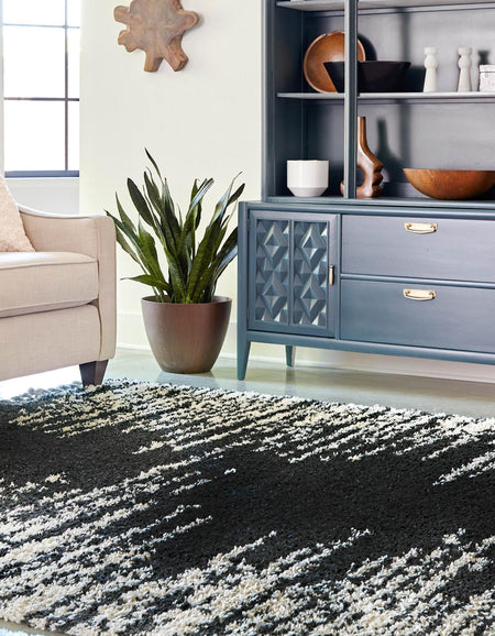 Tranquil Tides Shag Collection Area Rug - Marina