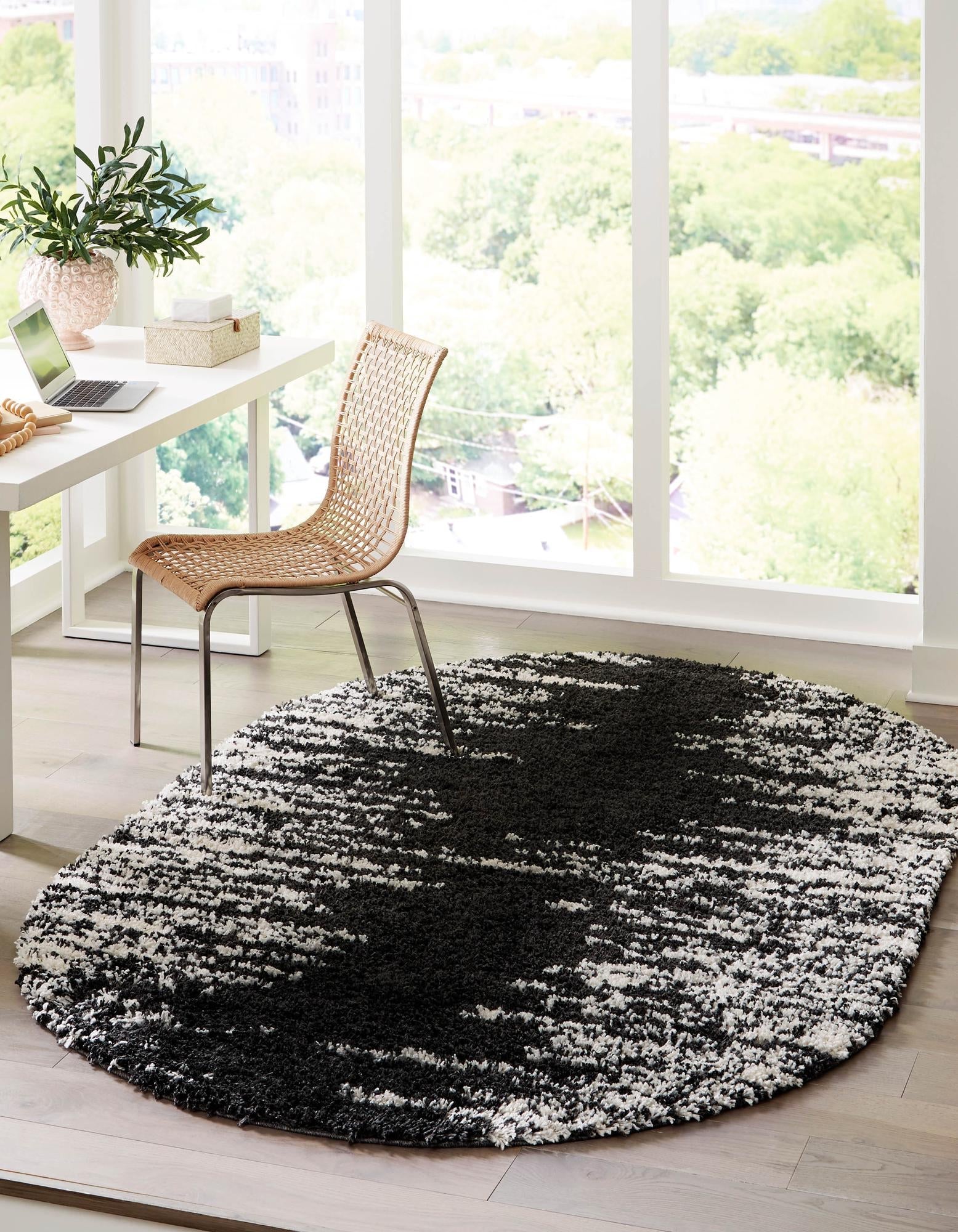 Tranquil Tides Shag Collection Area Rug - Marina