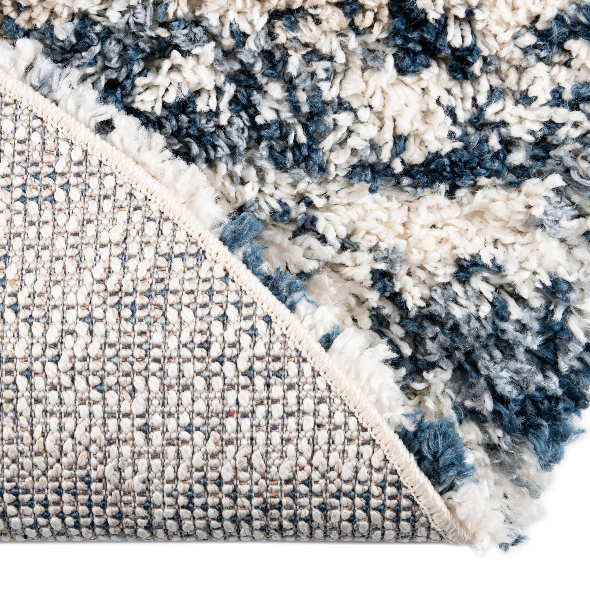 Tranquil Tides Shag Collection Area Rug - Marina