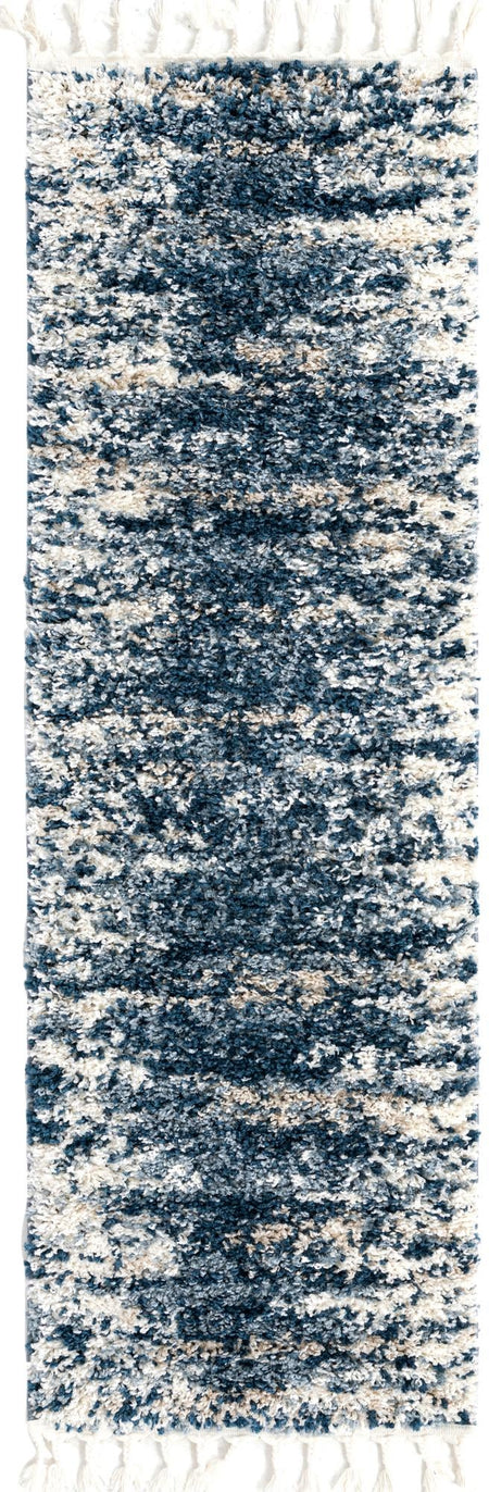 Tranquil Tides Shag Collection Area Rug - Marina